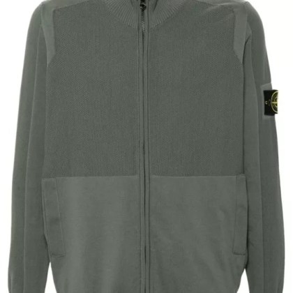 Stone Island - Compasse-Badge Knitted Cardigan - Größe XXXL - grün Stone Island - Compasse-Badge Knitted Cardigan - Größe XXXL - grün