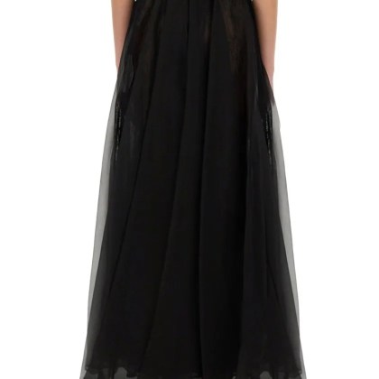 Nina Ricci - "Voluminous" Maxi Skirt - Größe 38 - schwarz – Bild 3