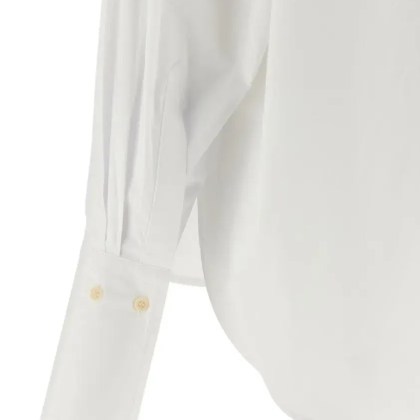 NUDE - Lavallière Collar Shirt - Größe 42 - weiß – Bild 2