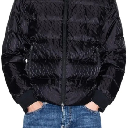Armani Exchange - Heren Jas - Größe M - schwarz Armani Exchange - Heren Jas - Größe M - schwarz