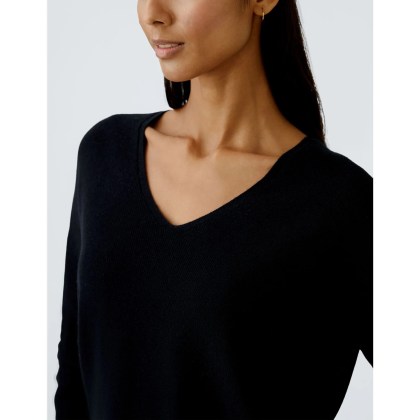 Oui - Pullover FREYJA - Größe 36 DAMEN - black – Bild 3