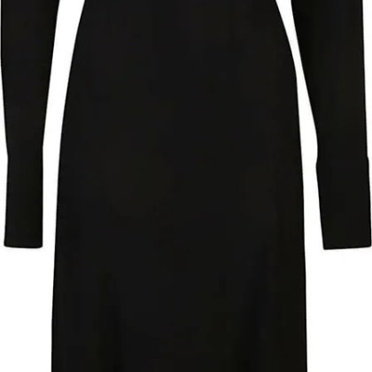 Patrizia Pepe - Long Sleeve Dress Black - Größe 42 - schwarz Patrizia Pepe - Long Sleeve Dress Black - Größe 42 - schwarz