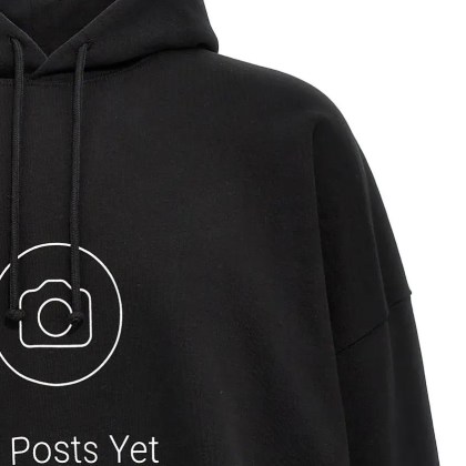 Vetements - 'No Posts' Hoodie - Größe S - schwarz – Bild 3