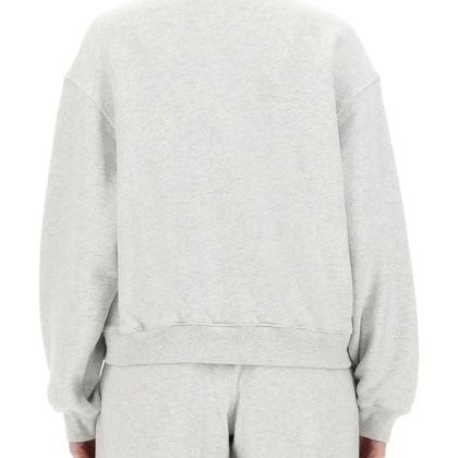 T by Alexander Wang - Grey Sweatshirt With Minimalist Logo - Größe L - grau