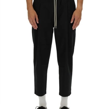 Drôle De Monsieur - Relaxed Fit Cropped Pants - Größe L - schwarz Drôle De Monsieur - Relaxed Fit Cropped Pants - Größe L - schwarz