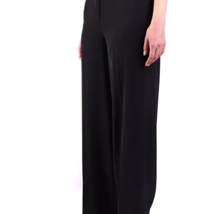 Maria Vittoria Paolillo - Black Cotton Trousers - Größe 38 - schwarz – Bild 2