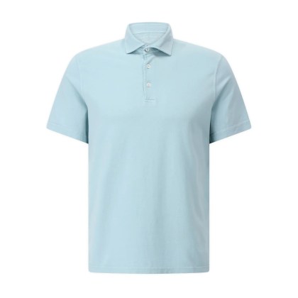 Fedeli - Poloshirt aus Jersey - Größe 54 - blau Fedeli - Poloshirt aus Jersey - Größe 54 - blau