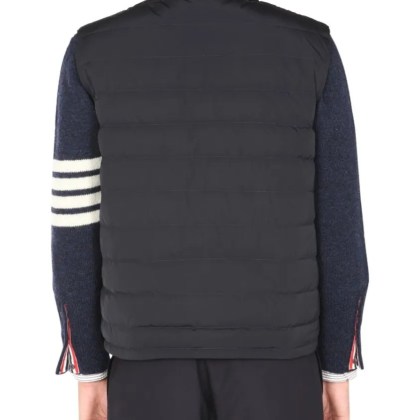 Thom Browne - 4Bar Vest - Größe 5 - blau – Bild 2