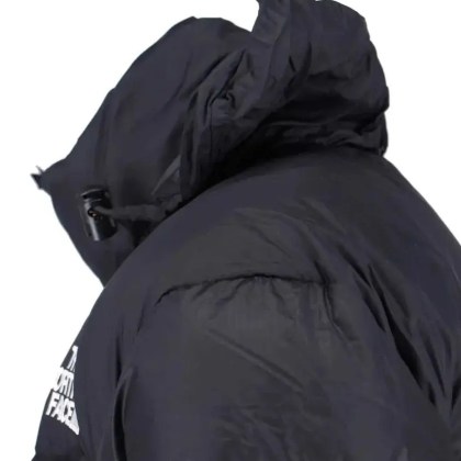 The North Face - Quilted Down Coat With Detachable Hood And Adjusta - Größe L - schwarz