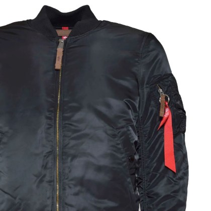 Alpha Industries - Ma-1 Vf Short Padded Bomber Jacket In Black - Größe XL - schwarz – Bild 3