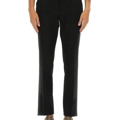 Zegna - Straight-Leg Premium Cotton Pants - Größe 48 - schwarz Zegna - Straight-Leg Premium Cotton Pants - Größe 48 - schwarz
