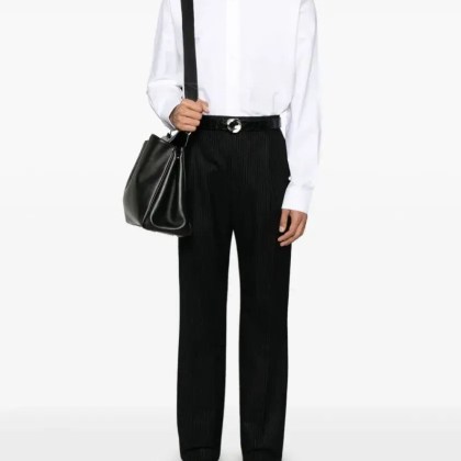 Givenchy - Classic White Shirt With Button-Down Collar And Cu - Größe 41 - weiß – Bild 4
