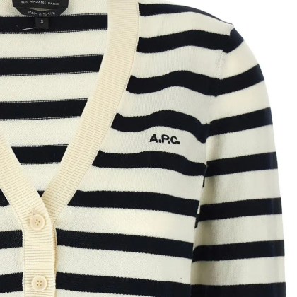 A.P.C. - Gaelle' Cardigan - Größe L - blau – Bild 3