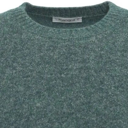 Kangra - Sweater with crew neck - Größe 54 - grün – Bild 3