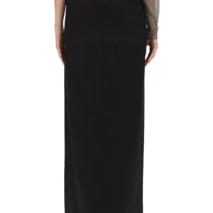 Genny - Maxi Skirt With High Slit - Größe 40 - schwarz – Bild 3