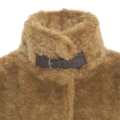 Herno - Faux fur jacket - Größe 46 - braun – Bild 3