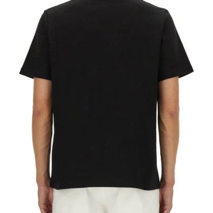 Casablanca - Relaxed-Fit Black T-Shirt With Floral - Größe M - schwarz – Bild 3