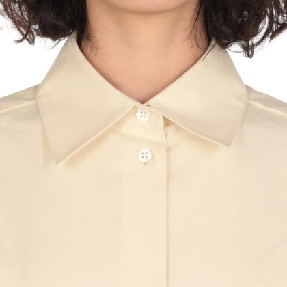 Jil Sander - Ivory Compact Light Shirt - Größe 44 - beige – Bild 3