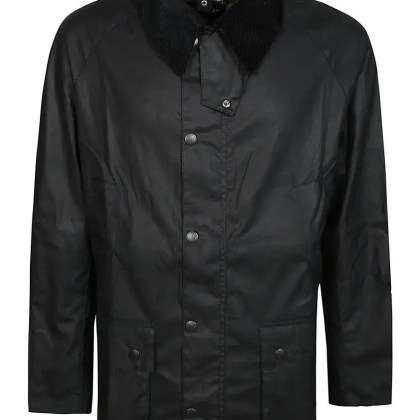 Barbour - Ashby Wax Cot Outw Jacket - Größe L - schwarz Barbour - Ashby Wax Cot Outw Jacket - Größe L - schwarz