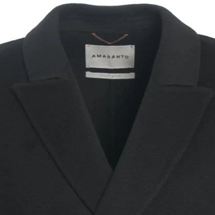 Amaranto - Wool-cashmere blend coat - Größe 46 - schwarz – Bild 3