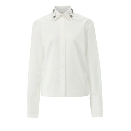 VAN LAACK - Bluse Modern Fit Uni - Größe 38 - weiß VAN LAACK - Bluse Modern Fit Uni - Größe 38 - weiß