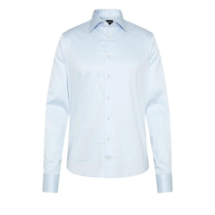 VAN LAACK - Hemd Slim Fit Uni - Größe 44 - weiß VAN LAACK - Hemd Slim Fit Uni - Größe 44 - weiß