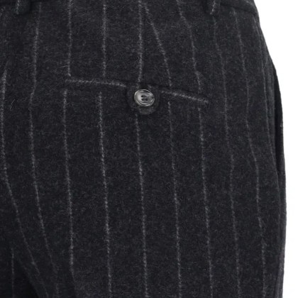 THE GARMENT - Tailored Trousers In Black Wool Blend - Größe 8 - schwarz – Bild 3