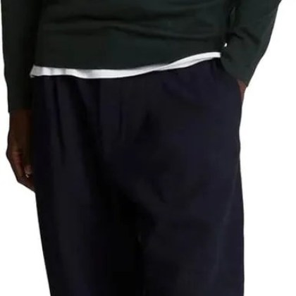 LYLE & SCOTT - Lyle & Scott Tonal Eagle Merino Quarter Zip Ju - Größe S - schwarz