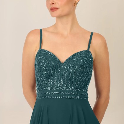 Apart - Glamourkleid - Größe 34 - grün – Bild 3