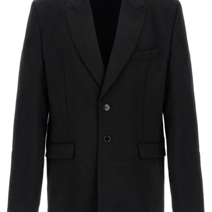 Vetements - Logo Embroidered%27 Blazer - Größe XS - schwarz Vetements - Logo Embroidered%27 Blazer - Größe XS - schwarz
