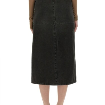 MM6 Maison Margiela - Long Denim Skirt - Größe 40 - grau – Bild 3