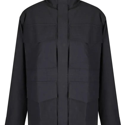 Studio Nicholson - Military-Inspired Black Multi-Pocket Jacket With H - Größe 38 - schwarz Studio Nicholson - Military-Inspired Black Multi-Pocket Jacket With H - Größe 38 - schwarz