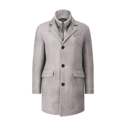 Gimo%27s - Strickmantel aus Woll-Melange - Größe 3XL - grau Gimo%27s - Strickmantel aus Woll-Melange - Größe 3XL - grau