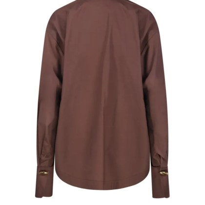 Federica Tosi - Brown Over Shirt - Größe 42 - braun – Bild 3