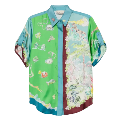 Alemais - Daria Seidenhemd - Größe 8 - bunt Alemais - Daria Seidenhemd - Größe 8 - bunt