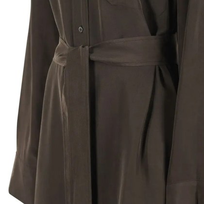 SOEUR - Long Relaxed Silhouette Coat - Größe 42 - grün – Bild 2