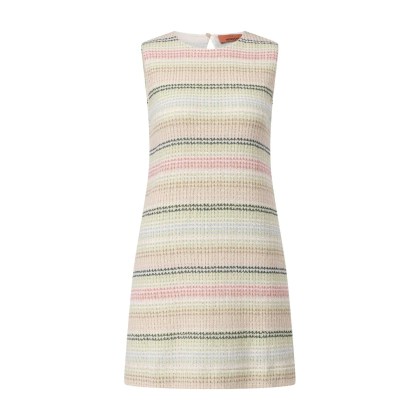 Missoni - Mini-Etuikleid im gestreiften Design - Größe 40 - beige Missoni - Mini-Etuikleid im gestreiften Design - Größe 40 - beige