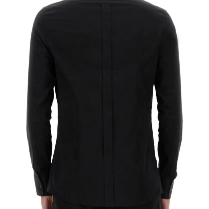 Dolce&Gabbana - Poplin Stretch Shirt - Größe 41 - schwarz – Bild 3