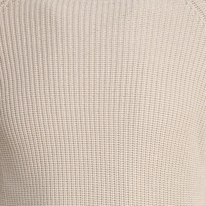 Rakki' - Textured Ribbed Knitwear With Crew Neckline - Größe 52 - beige – Bild 3