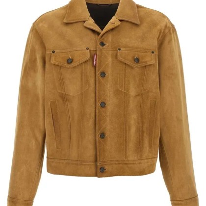Dsquared2 - %27Rind Jean%27 Jacket - Größe 52 - braun Dsquared2 - %27Rind Jean%27 Jacket - Größe 52 - braun