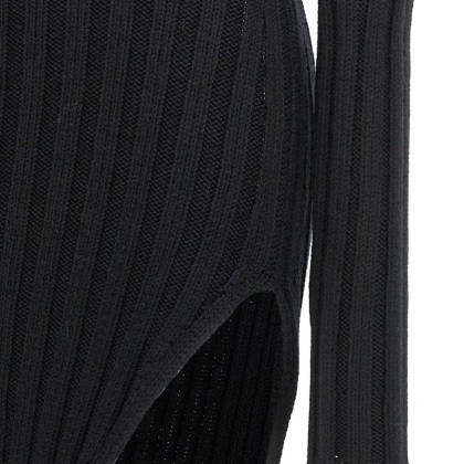 Ann Demeulemeester - 'Cyntia' Dress - Größe XS - schwarz – Bild 2