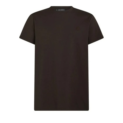 Karl Lagerfeld - KAMEO T-SHIRT - Größe M - braun Karl Lagerfeld - KAMEO T-SHIRT - Größe M - braun