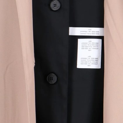 Rokh - Beige Double Layer Trench Coat - Größe 38 - beige – Bild 2