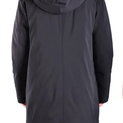 Peuterey - Modern Black Jacket With High Collar - Größe L - schwarz