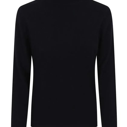 Allude - Cashmere Turtleneck Sweater With Fine-Knit Texture - Größe L - schwarz Allude - Cashmere Turtleneck Sweater With Fine-Knit Texture - Größe L - schwarz