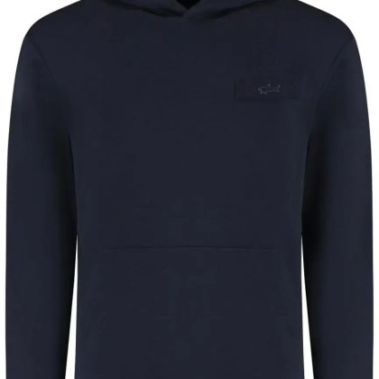 Paul & Shark - Cotton Nylon Hoodie - Größe L - blau Paul & Shark - Cotton Nylon Hoodie - Größe L - blau