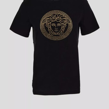 Versace - Logo Jersey T-Shirt - Größe 40 - multi Versace - Logo Jersey T-Shirt - Größe 40 - multi
