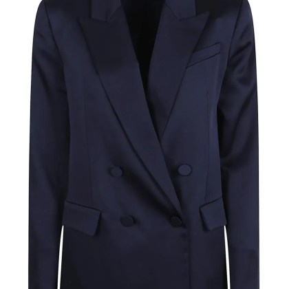 JONATHAN SIMKHAI - Double-Breasted Blazer With Sharp Lapels - Größe 2 - blau JONATHAN SIMKHAI - Double-Breasted Blazer With Sharp Lapels - Größe 2 - blau