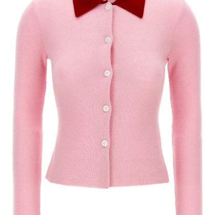 self-portrait - Pink Merino Wool%27 Cardigan - Größe XS - pink self-portrait - Pink Merino Wool%27 Cardigan - Größe XS - pink