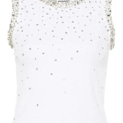 Des Phemmes - White Cotton Top - Größe 40 - weiß Des Phemmes - White Cotton Top - Größe 40 - weiß
